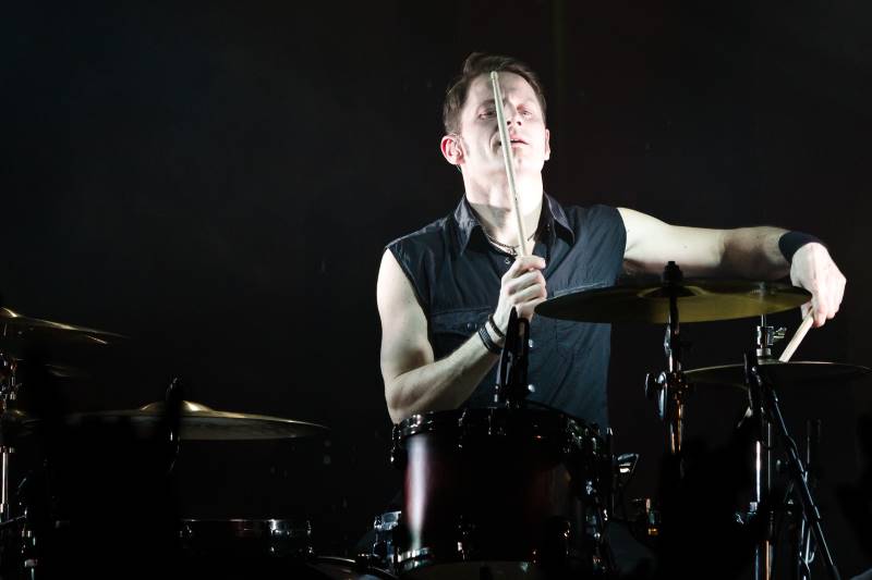 Schlagzeugunterricht in München: David Pätsch am Drumset